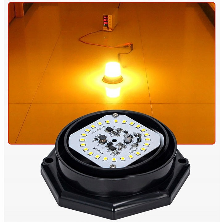 Girofar, Zola®, alimentare 12/24 V, cablu spiralat, 24 LED-uri, 130x98 mm, plastic, portocaliu Girofar, Zola®, alimentare 12/24 V, cablu spiralat, 24 LED-uri, 130x98 mm, plastic, portocaliu